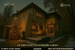 O poveste de Crăciun în inima anilor ’30: magia festivă la fosta Casă Tătărăscu, astăzi Eko Group Vila